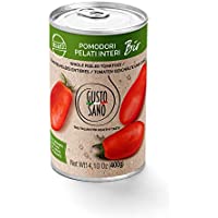 Los mejores  - GUSTO SANO TOMATES EN CONSERVA- tomates pelados- tomates ecologicos 6 pack de 400 Gr: 2-4 Kg.Latas de conservas dcon…